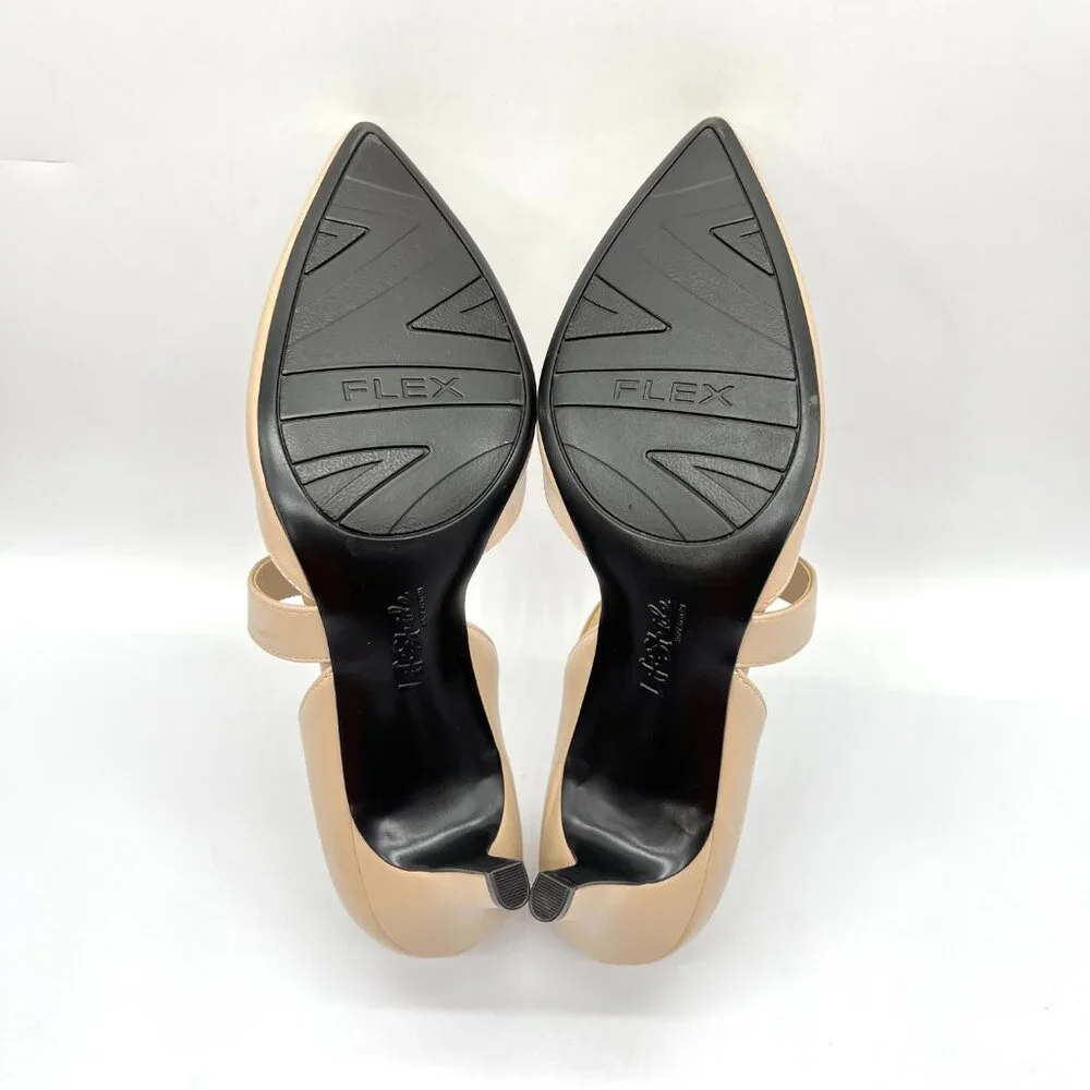 Lifestride Womens Size 8.5 8.5M Suki Beige Nude Tan Neutral Pumps Heels Shoes‎